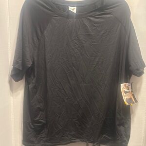 Avia ladies black blouson tee black size XXL plus nwt